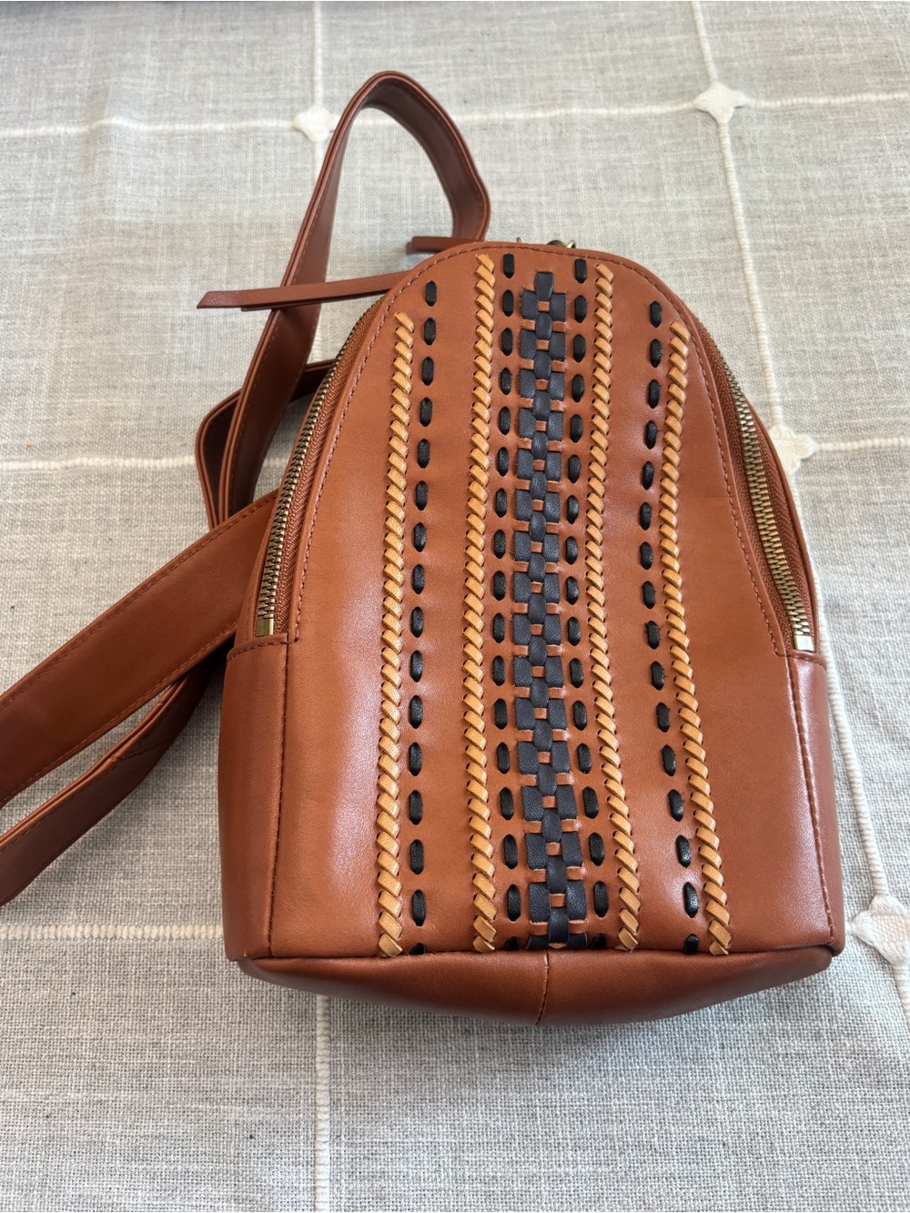HOBO Women's Woven Accent Crossbody Bag - Tan/Brown